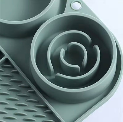 3-in-1 Slow Feeder & Lick Mat