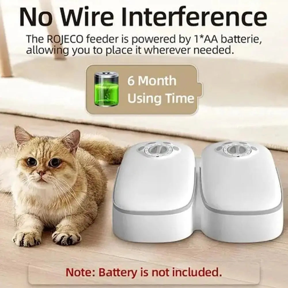 Dual Bowl Smart Pet Feeder