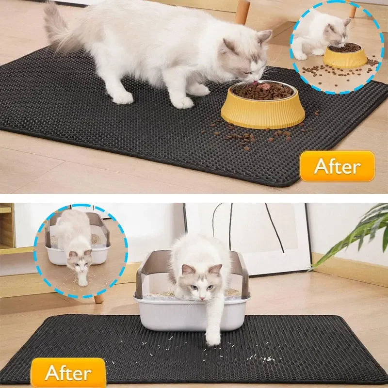 Double-Layer Litter Trap Mat