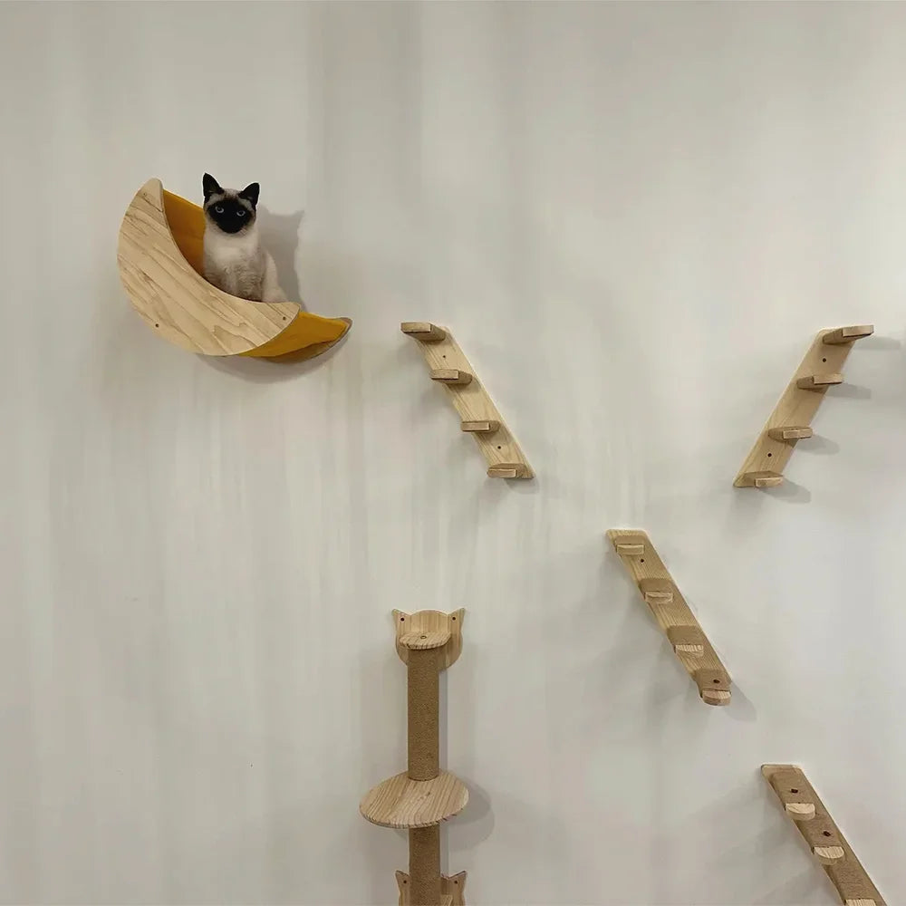 Wall-Mounted Cat Adventure Tree