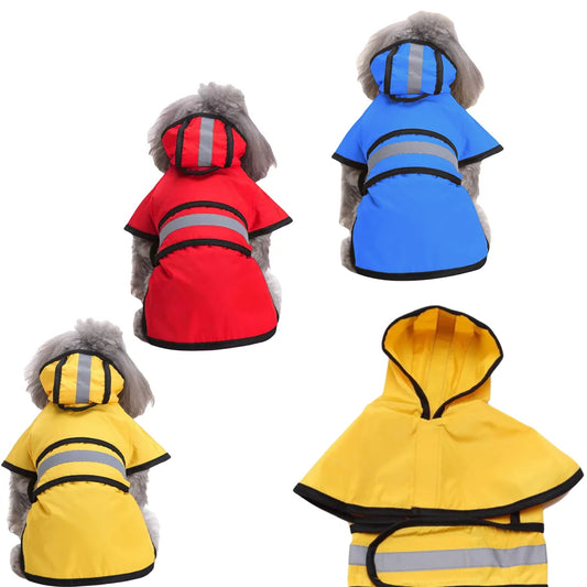 Waterproof Reflective Dog Raincoat