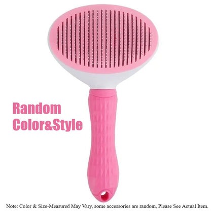 Self-Cleaning Pet Grooming Brush
