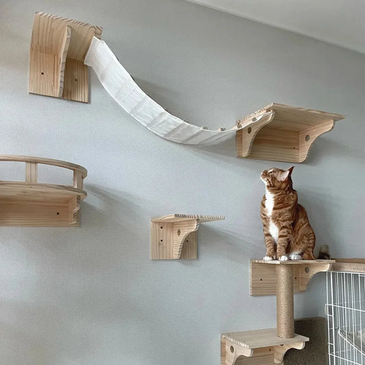 Wall-Mounted Cat Adventure Tree