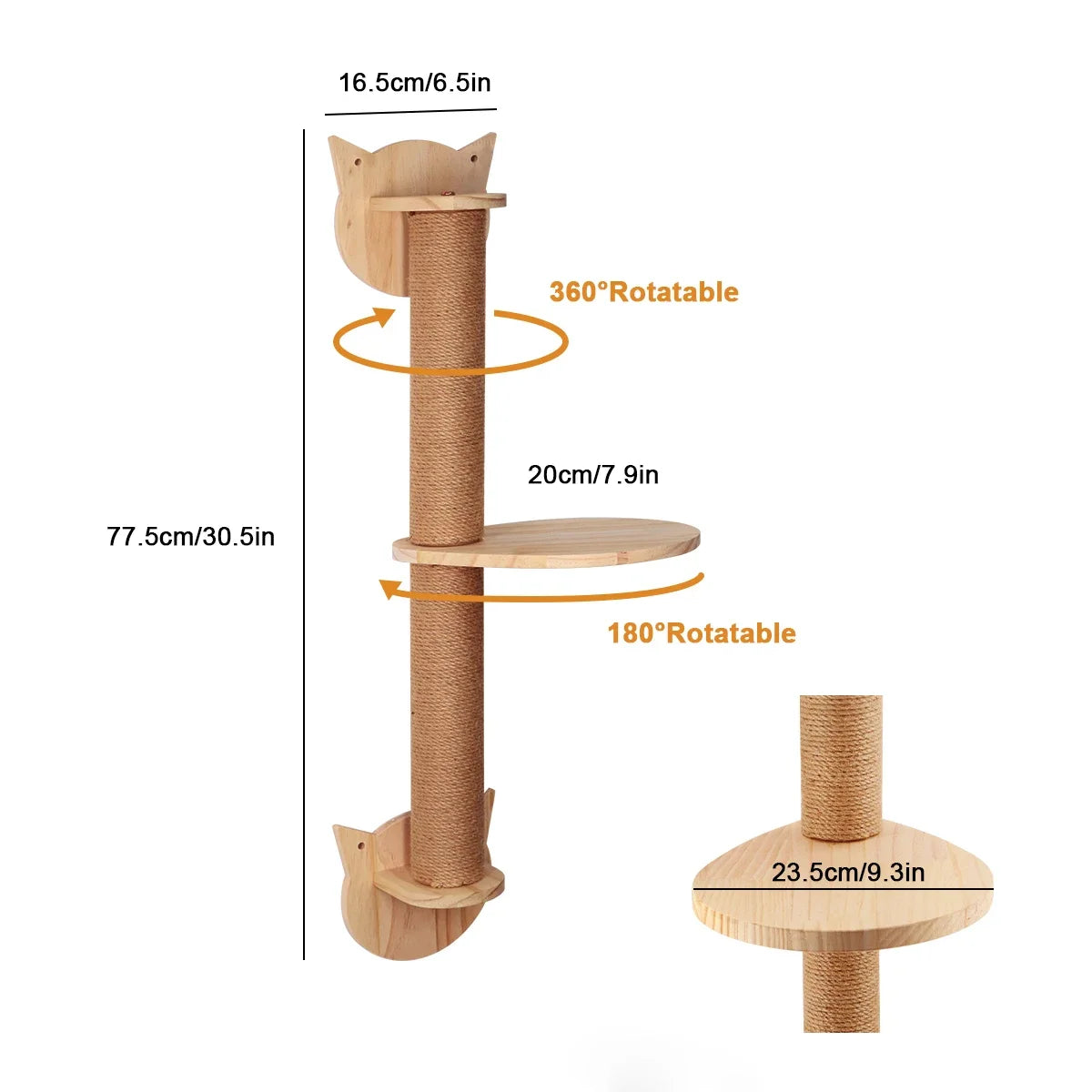 Wall-Mounted Cat Adventure Tree