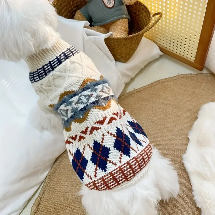 Cozy Knit Pet Turtleneck