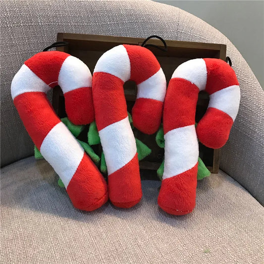 Christmas Candy Dog Toy