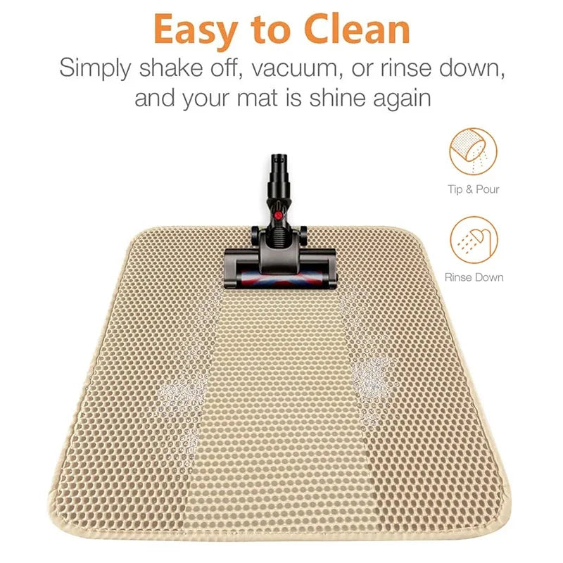 Double-Layer Litter Trap Mat