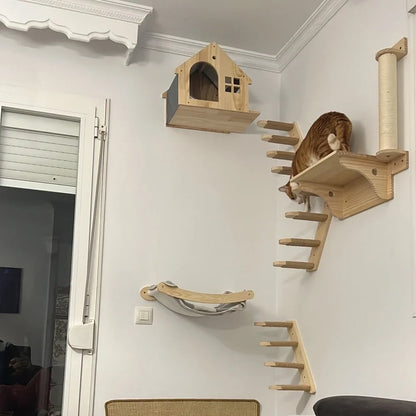 Wall-Mounted Cat Adventure Tree