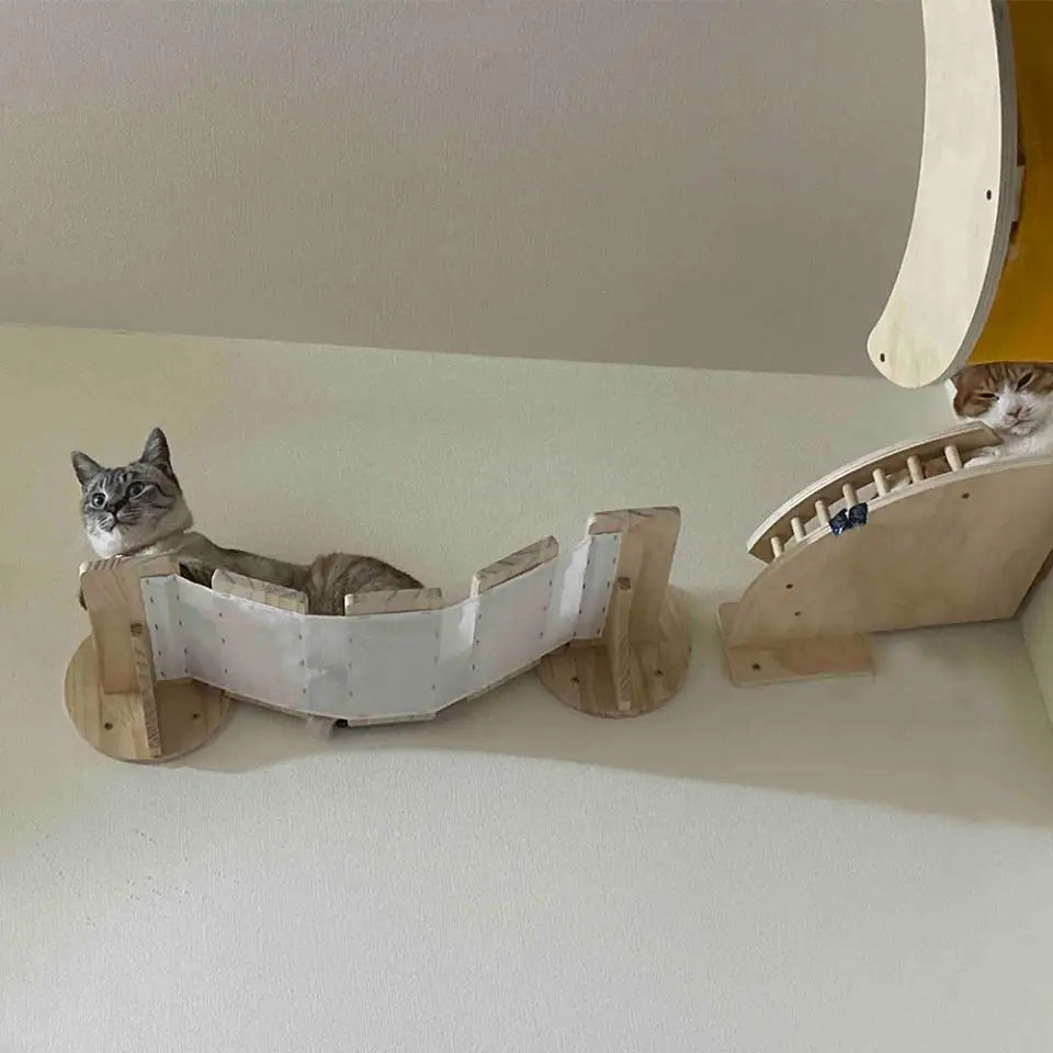 Wall-Mounted Cat Adventure Tree