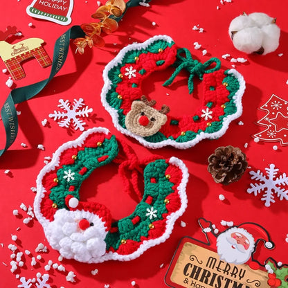 Cozy Christmas Pet Collar