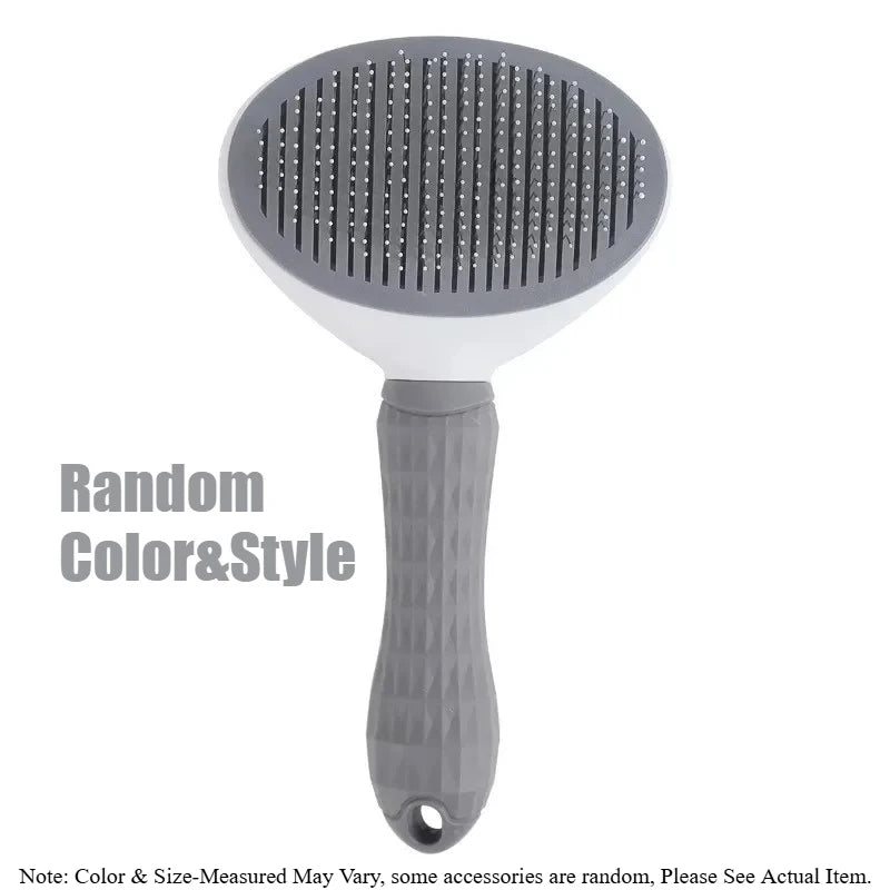 Self-Cleaning Pet Grooming Brush