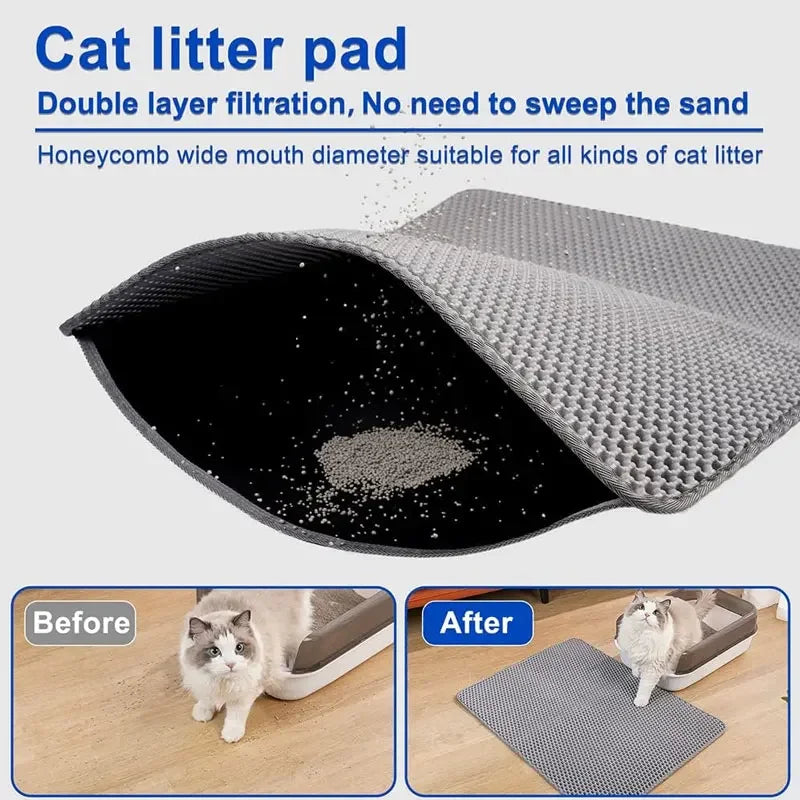 Double-Layer Litter Trap Mat