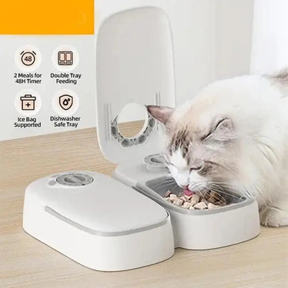 Dual Bowl Smart Pet Feeder