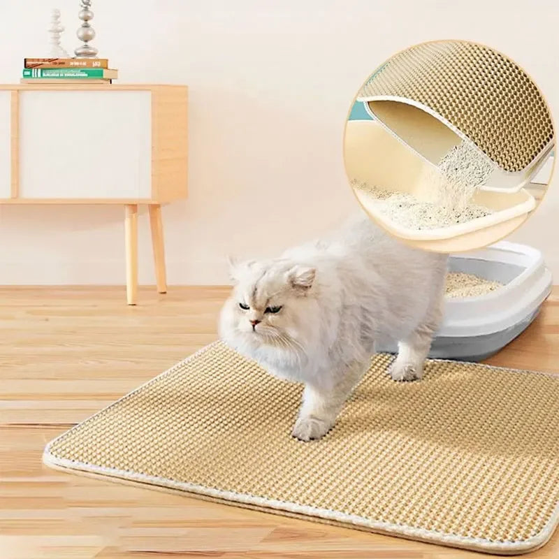 Double-Layer Litter Trap Mat