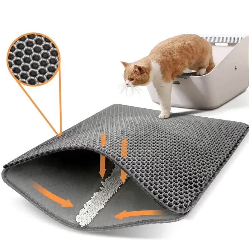 Double-Layer Litter Trap Mat