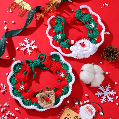 Cozy Christmas Pet Collar