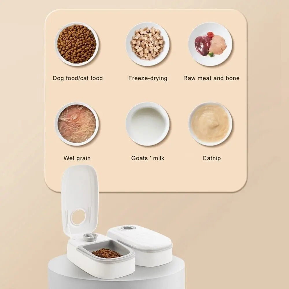 Dual Bowl Smart Pet Feeder